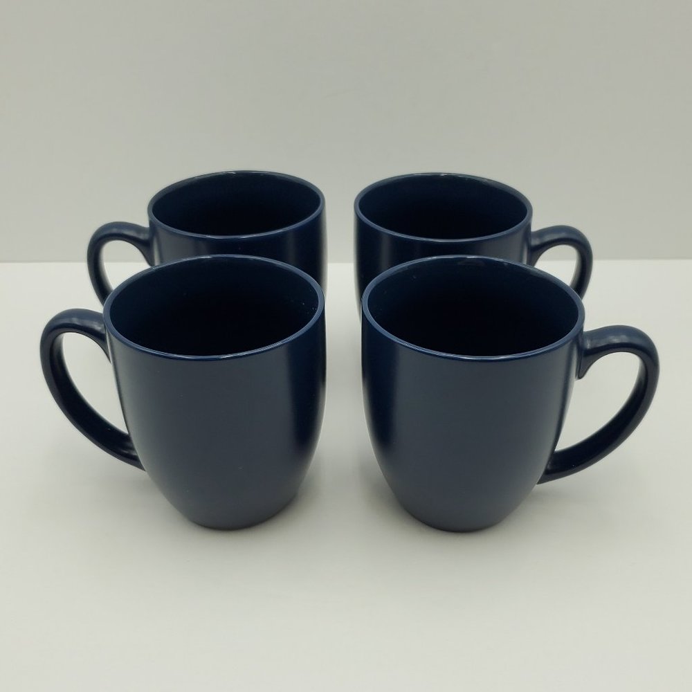 AmorArc Cobalt Blue Mugs Amorarc 16 Oz Dark Navy Blue Mugs